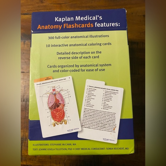 Kaplan Other Kaplan Medical Anatomy Flashcards 3rd Edition 3
